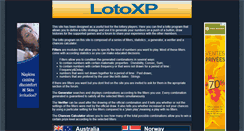 Desktop Screenshot of lotoxp.com